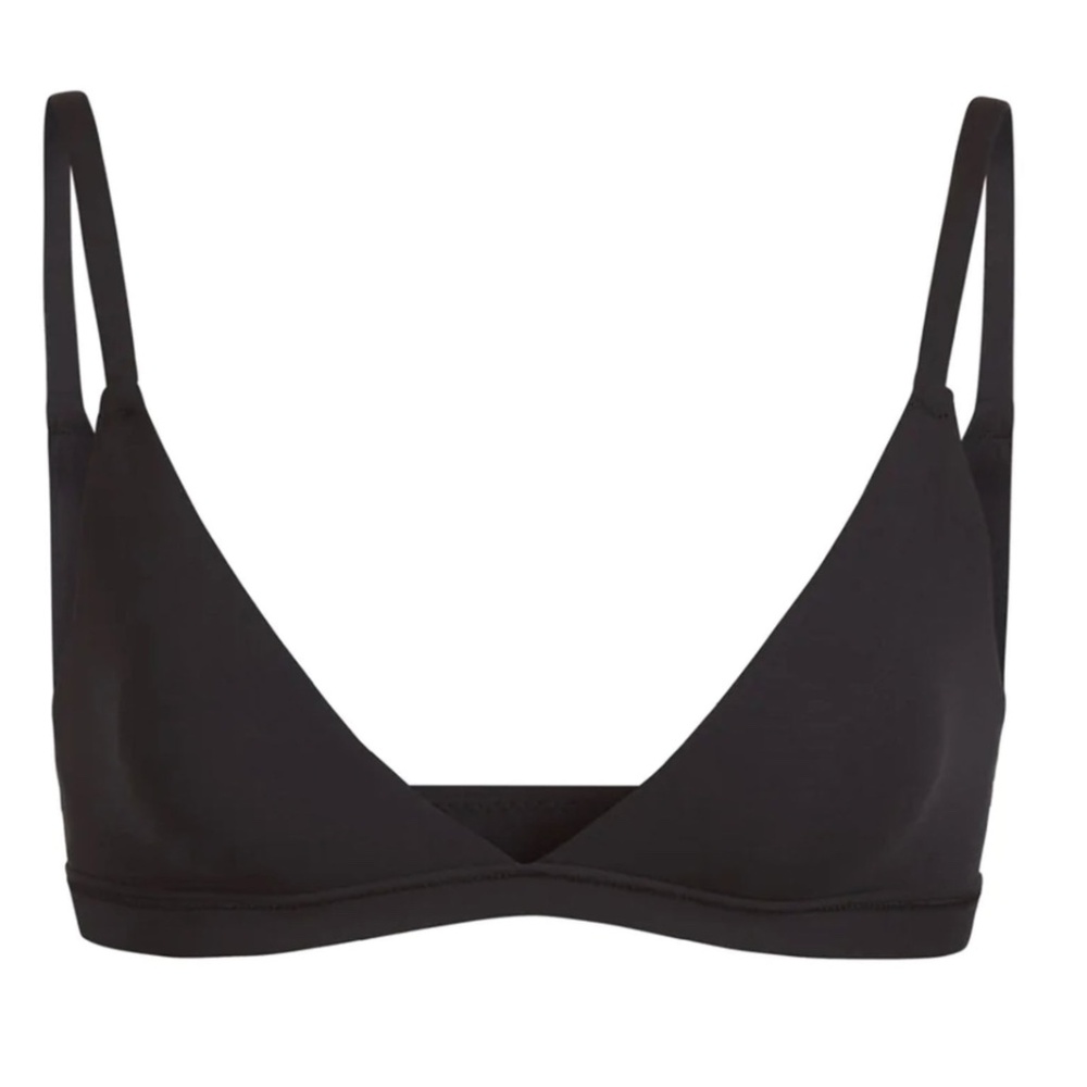 SKIMS | Fits Everybody Triangle Bralette, Black - Large